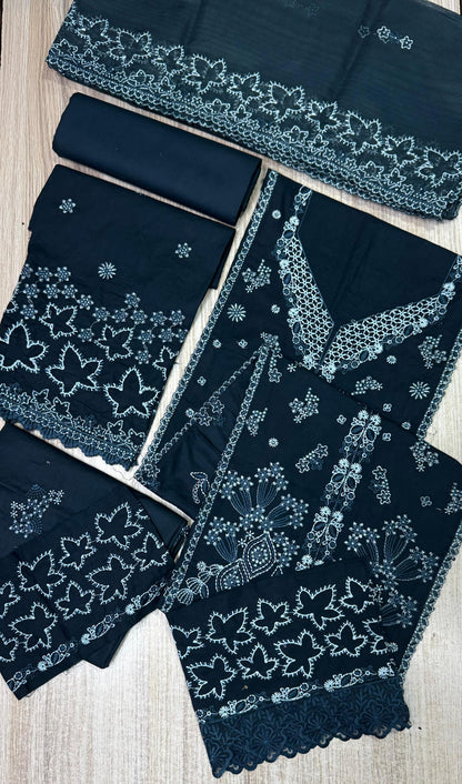 AFROZEH LUXURY EMBROIDERED LAWN - 3 PC UNSTITCHED