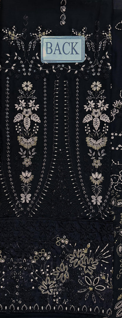 LAVISH PREMIUM EMBROIDERED CHIFFON - 3 PC UNSTITCHED