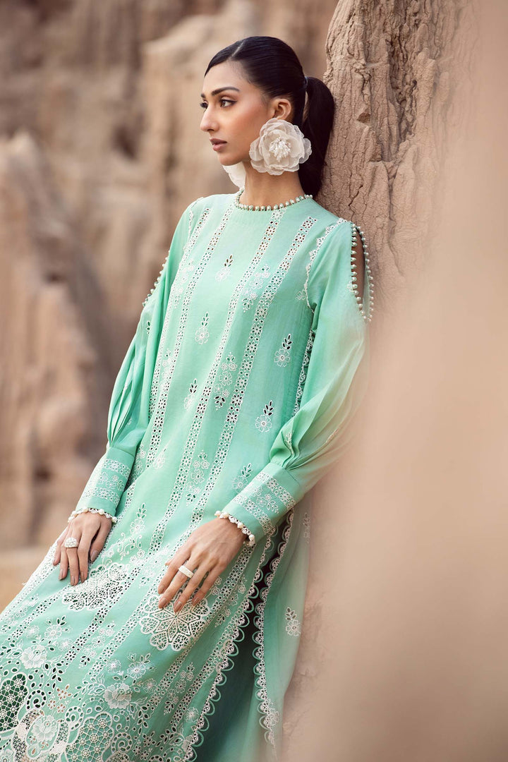 MARIA B EMBROIDERED CHIKANKARI LAWN - 3 PC UNSTITCHED
