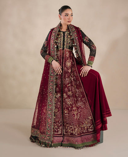 REPUBLIC WOMENSWEAR LUXURY EMBROIDERED ORGANZA - 3 PC UNSTITCHED