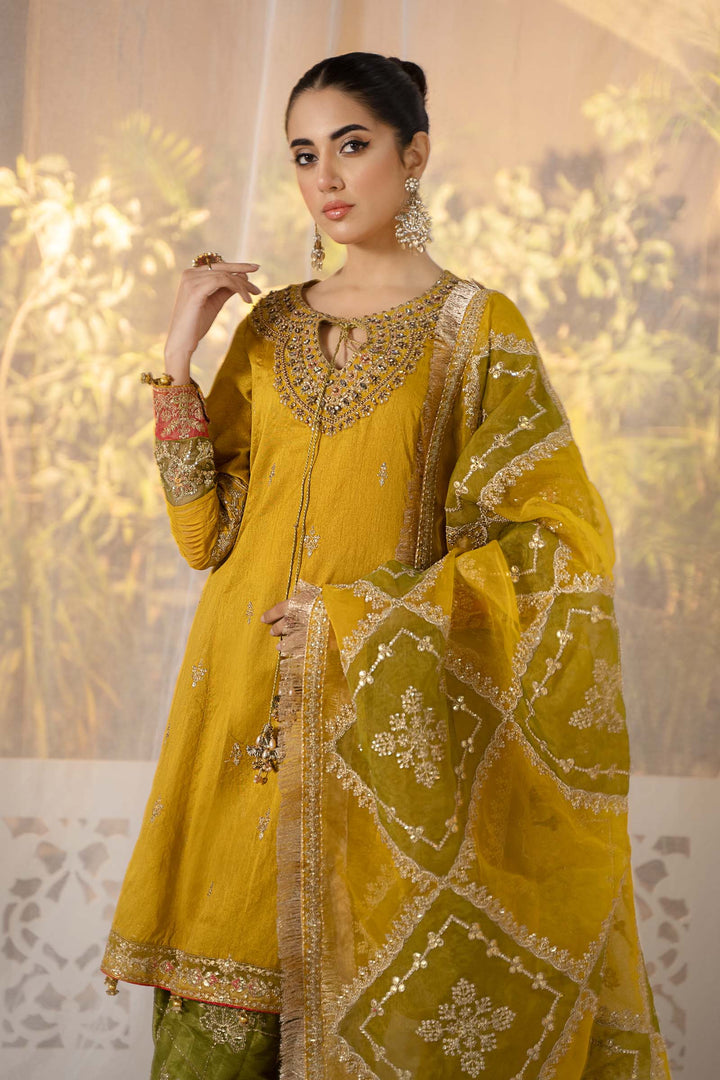 MARIA B LUXURY EMBROIDERED ORGANZA - 3 PC UNSTITCHED