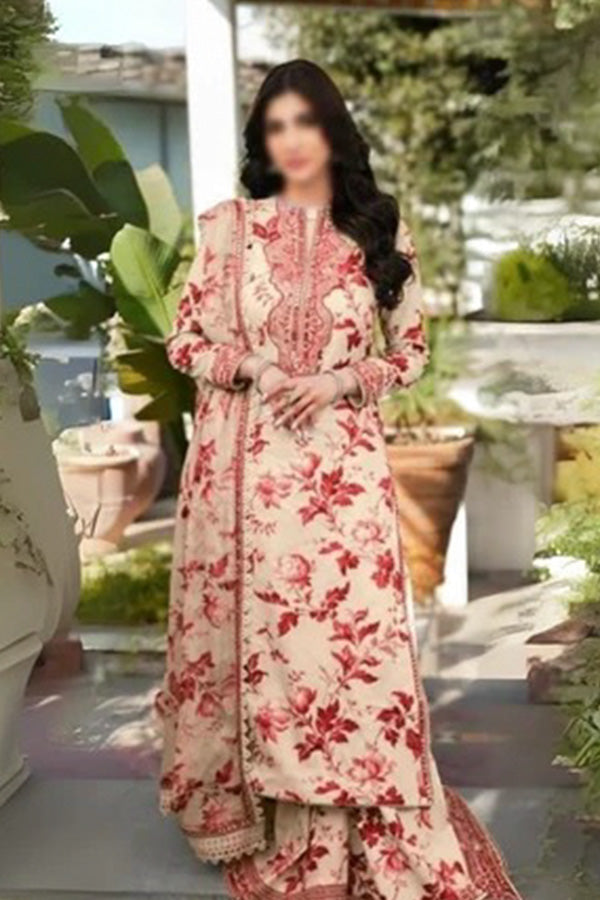 ANEELA’S EMBROIDERED LAWN - 3 PC UNSTITCHED