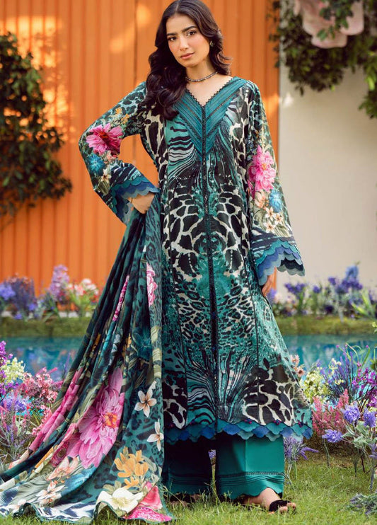 ELAF DIGITAL PRINTED SILK - 3 PC UNSTITCHED