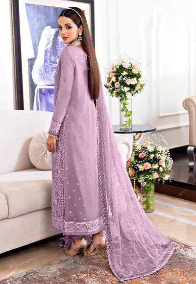 ASIM JOFA EMBROIDERED CHIFFON - 3 PC UNSTITCHED