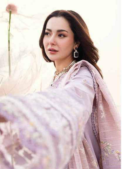 QALAMKAR PREMIUM LAWN EMBROIDERED - 3 PC UNSTITCHED