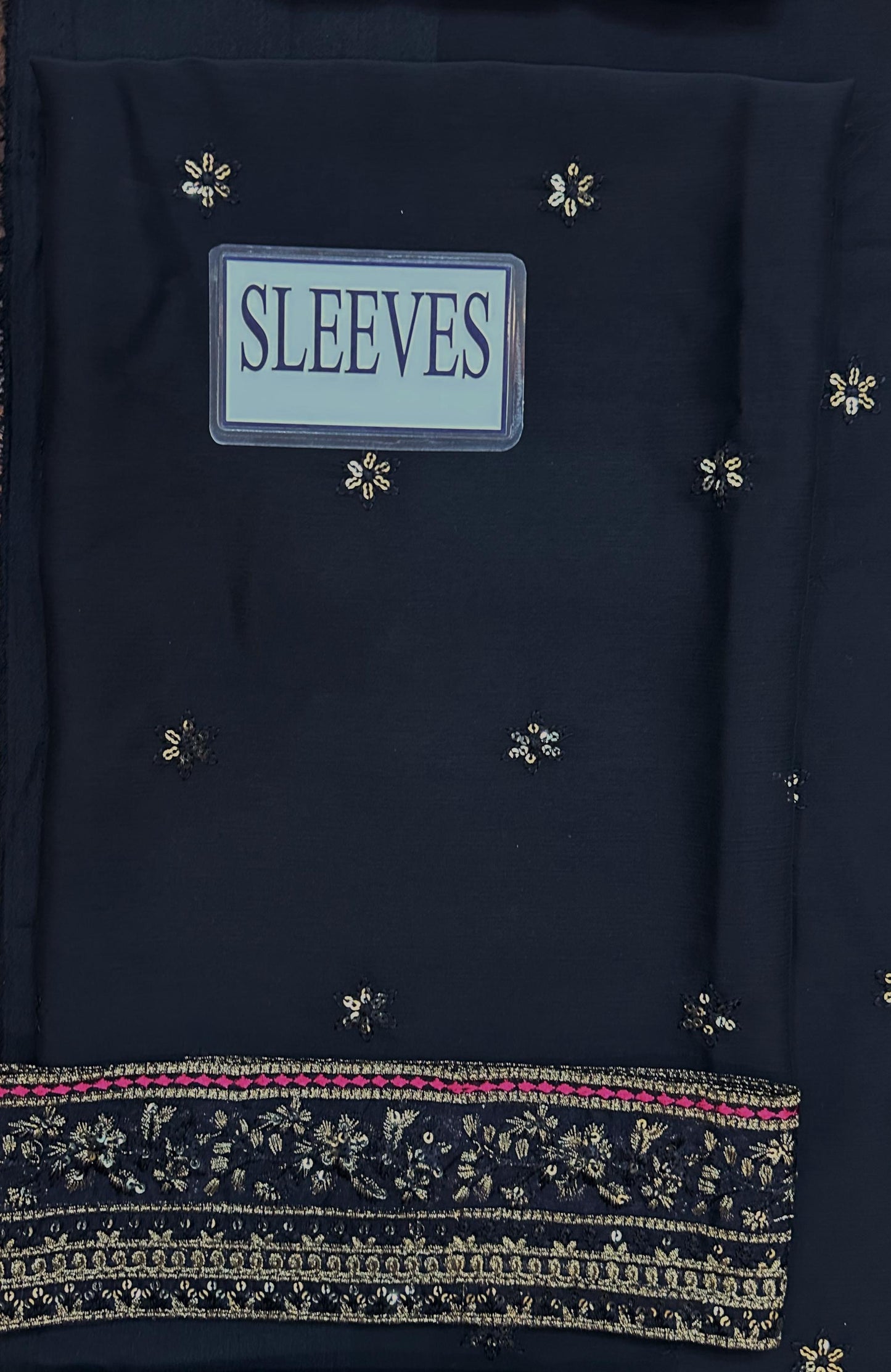 AZURE LUXURY EMBROIDERED CHIFFON - 3 PC UNSTITCHED