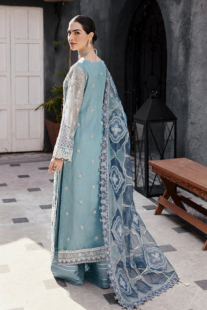 EMAAN ADEEL EMBROIDERED ORGANZA - 3 PC UNSTITCHED