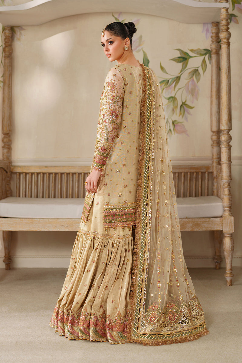 BAROQUE CHANTELLE LUXURY WEDDING EMBROIDERED CHIFFON - 3 PC UNSTITCHED