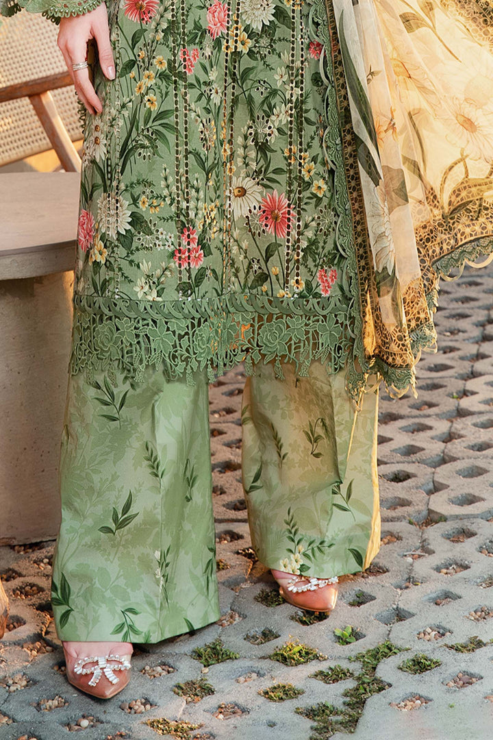 MARIA B FORMALS PRINTED EMBROIDERED CHIKANKARI LAWN - 3 PC UNSTITCHED