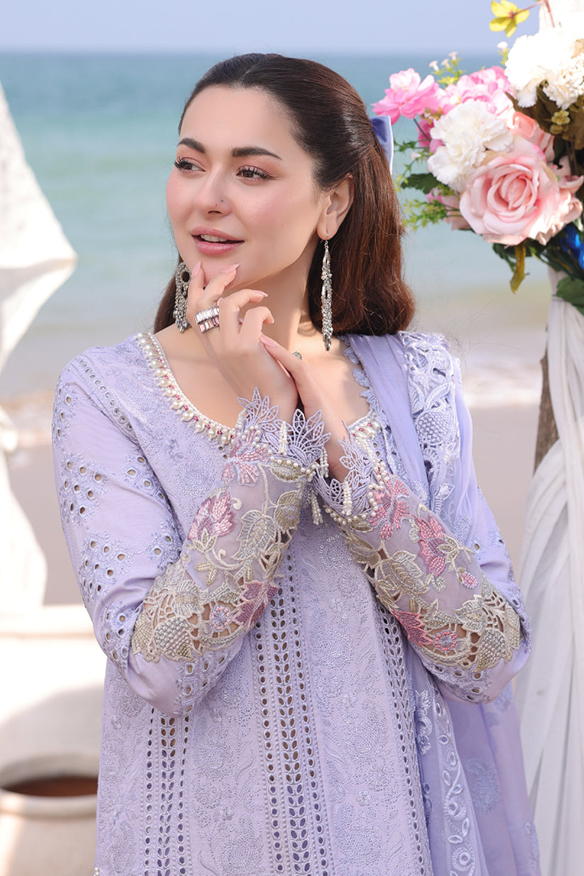 IMROZIA SERENE EMBROIDERED CHIKANKARI LAWN - 3 PC UNSTITCHED