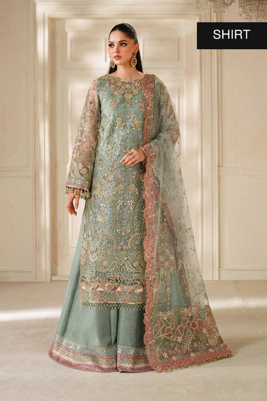 BAROQUE LUXURY EMBROIDERED CHIFFON - 3 PC UNSTITCHED
