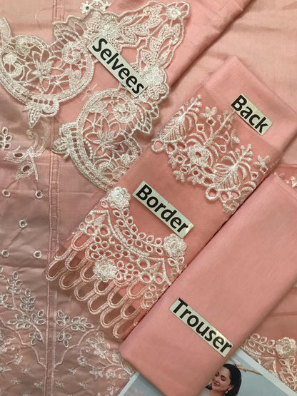 IMROZIA LUXURY CHIKANKARI EMBROIDERED LAWN - 3 PC UNSTITCHED