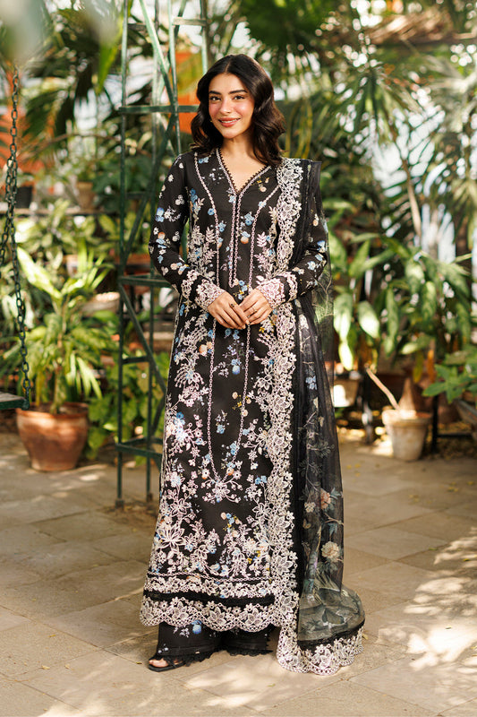 AFROZEH DIGITAL PRINTED LAWN EMBROIDERED - 3 PC UNSTITCHED