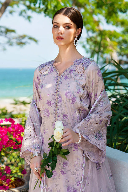 BAROQUE EMBROIDERED LAWN - 3 PC UNSTITCHED