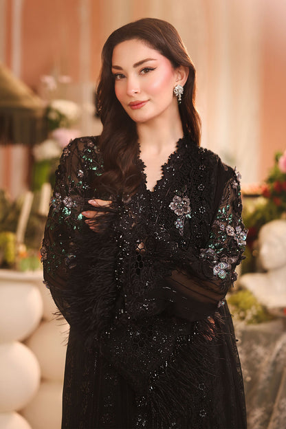 MARIA B LUXURY EMBROIDERED CHIFFON DRESS - 3 PC UNSTITCHED