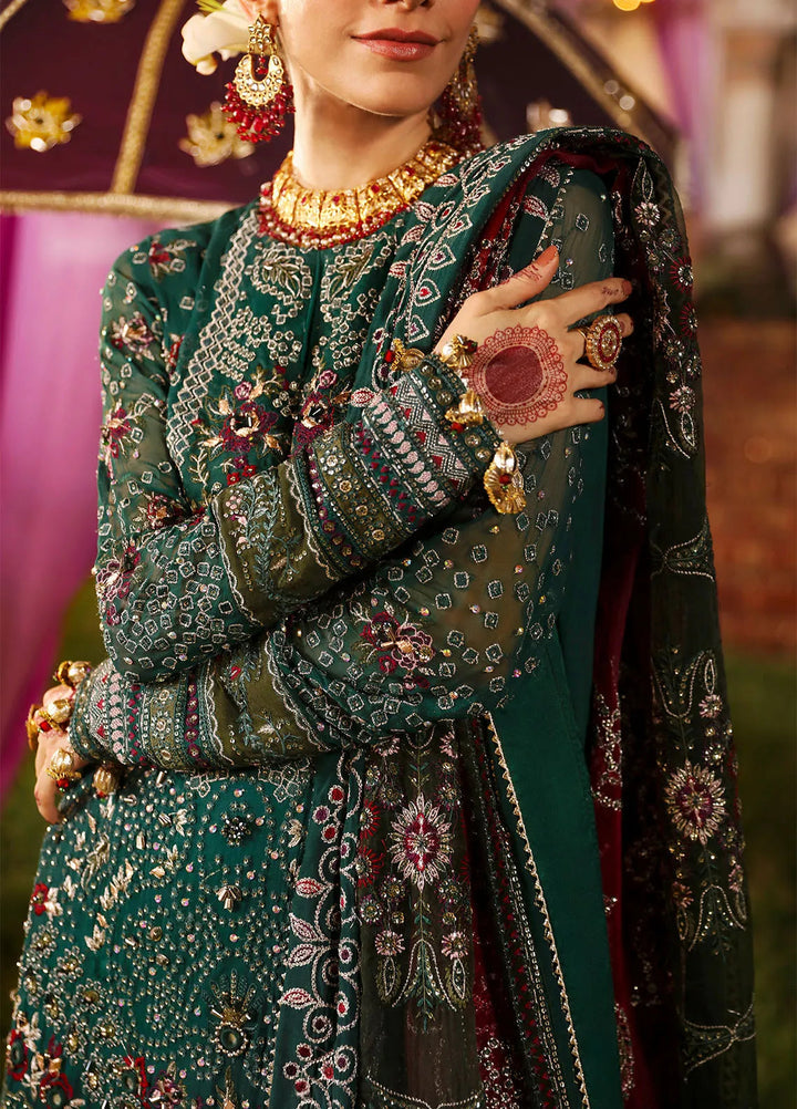 NUREH LUXURY EMBROIDERED CHIFFON - 3 PC UNSTITCHED