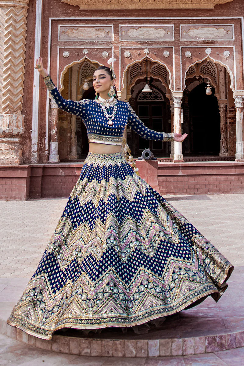 MOSHIN NAVEED RANJHA SHAHTAJ LUXURY WEDDING ORGANZA - 3 PC UNSTITCHED