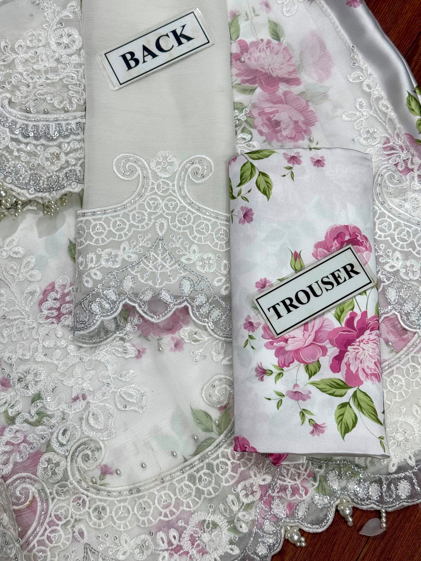 MARIA B LUXURY EMBROIDERED CHIFFON - 3 PC UNSTITCHED