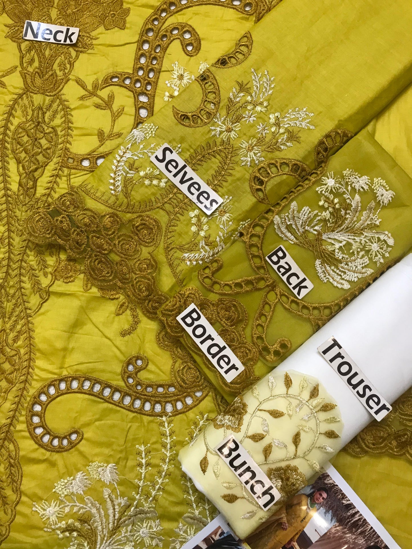 SAIRA SHAKIRA CHIKANKARI EMBROIDERED LAWN - 3 PC UNSTITCHED