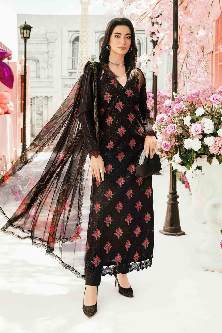 MARIA B EMBROIDERED CHIKANKARI LAWN - 3 PC UNSTITCHED