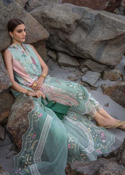 CRIMSON LUXURY EMBROIDERED LAWN - 3 PC UNSTITCHED