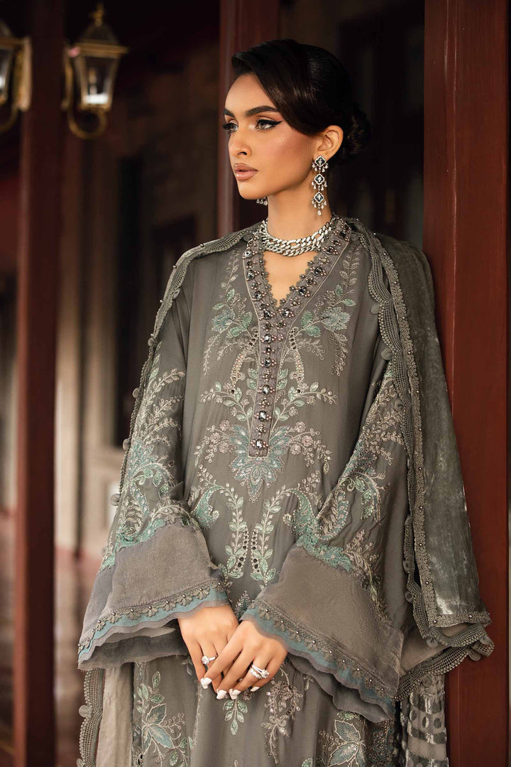 MARIA B FORMALS PRINTED EMBROIDERED LAWN - 3 PC UNSTITCHED