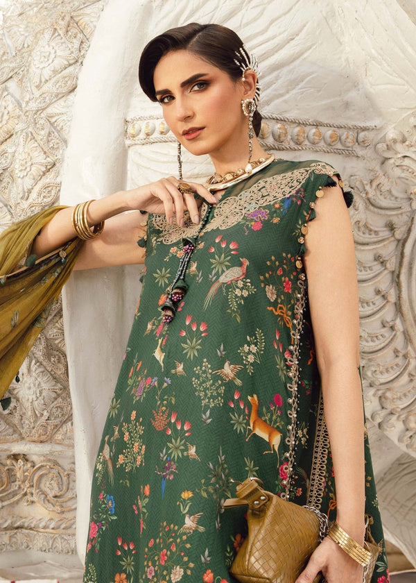 MARIA B FORMALS PRINTED EMBROIDERED LAWN - 3 PC UNSTITCHED