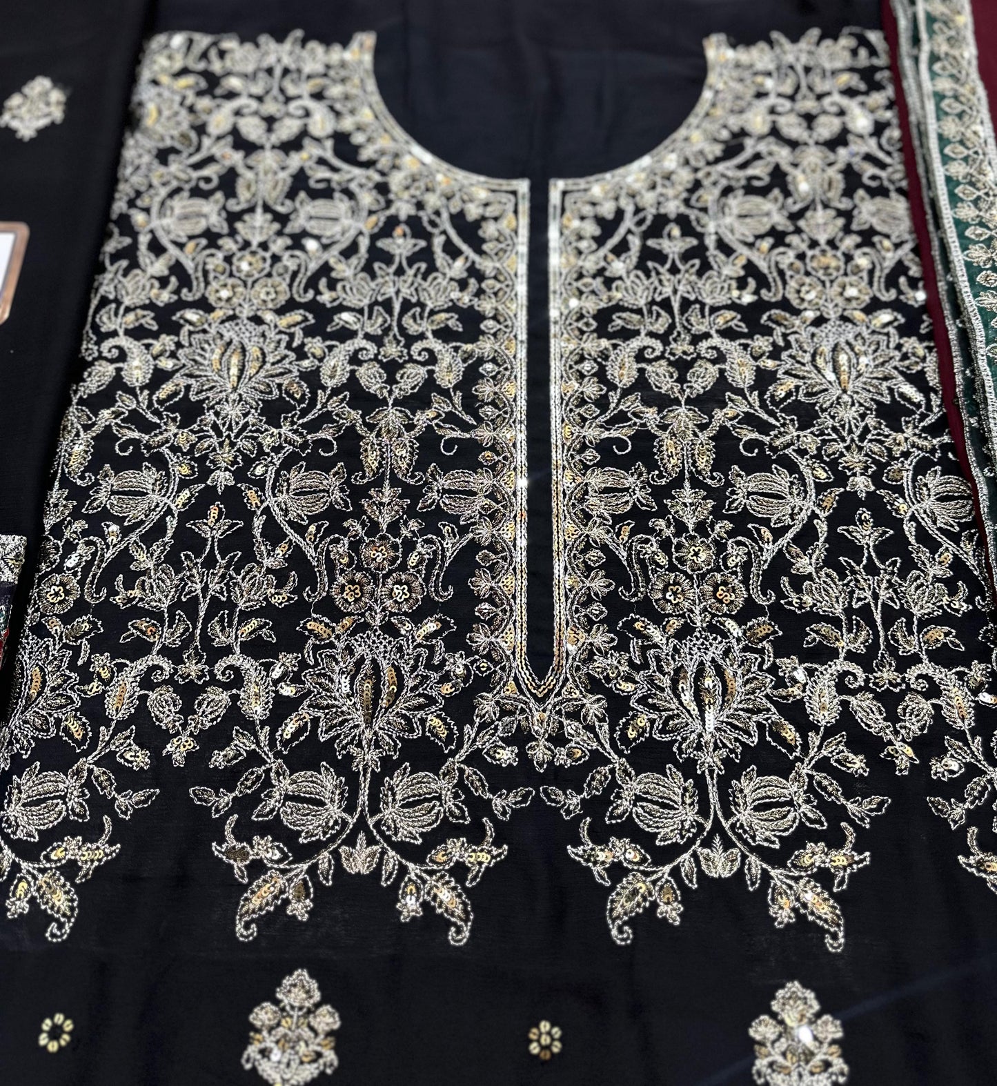 CHARIZMA LUXURY EMBROIDERED CHIFFON - 3 PC UNSTITCHED