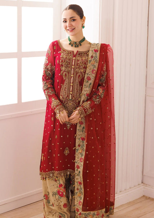 CHARIZMA EMBROIDERED CHIFFON DRESS - 3 PC UNSTITCHED