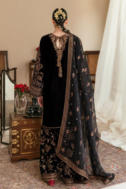 BAROQUE EMBROIDERED CHIFFON - 3 PC UNSTITCHED