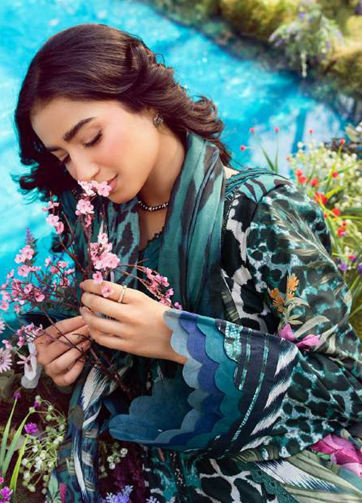 ELAF DIGITAL PRINTED SILK - 3 PC UNSTITCHED