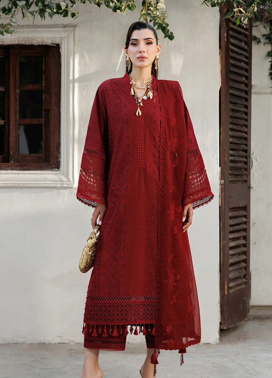 ALIZEH EMBROIDERED CHIKANKARI LAWN - 3 PC UNSTITCHED