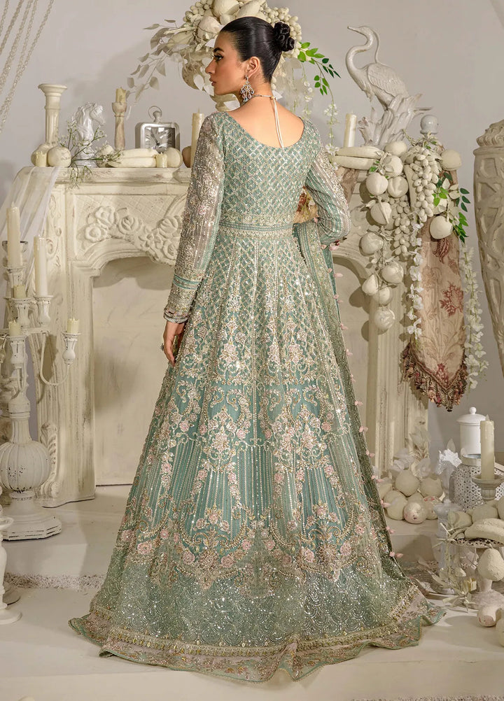ELAF LUXURY EMBROIDERED HAND WORK ORGANZA MAXI - 3 PC UNSTITCHED