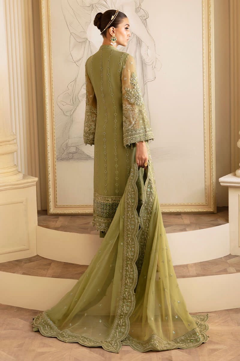 GULAAL LUXURY EMBROIDERED CHIFFON - 3 PC UNSTITCHED