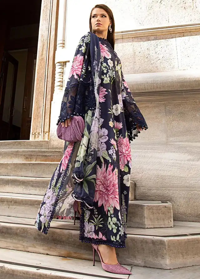 MARIA B FORMALS DIGITAL PRINTED LAWN - 3 PC UNSTITCHED
