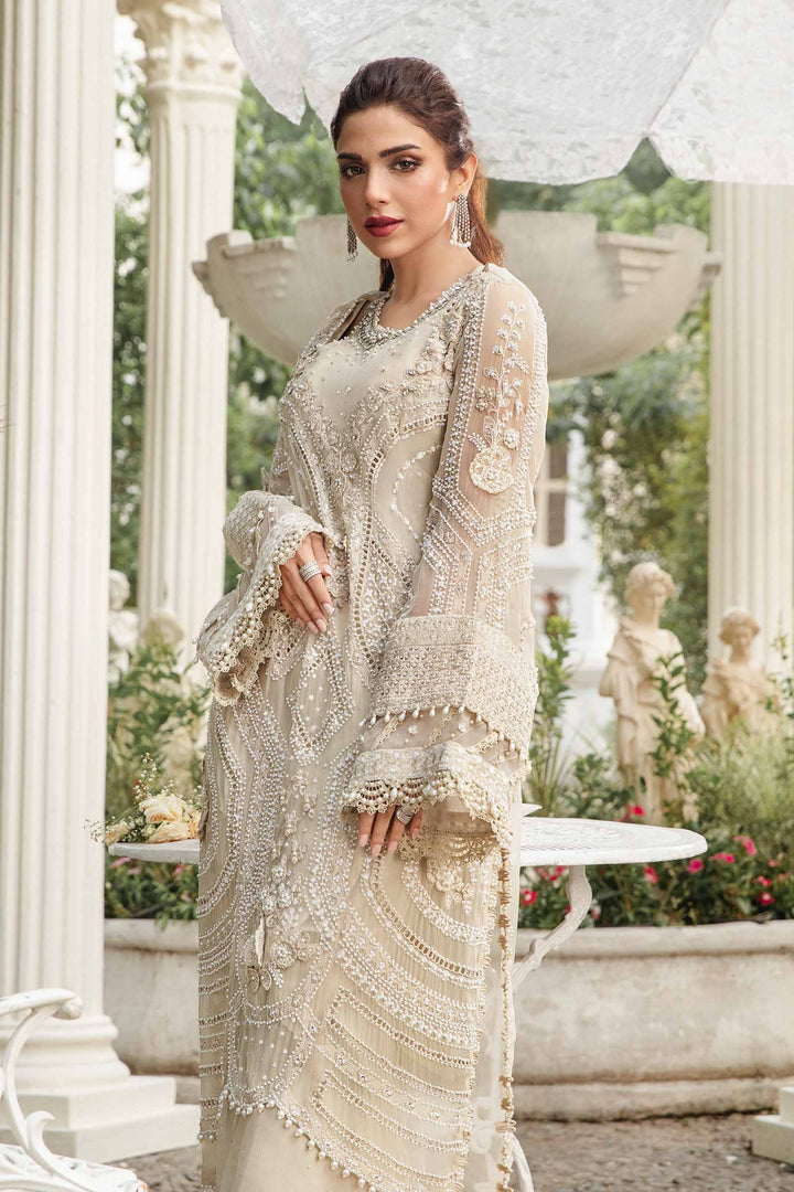 MARIA B LUXURY WEDDING EMBROIDERED CHIFFON - 3 PC UNSTITCHED