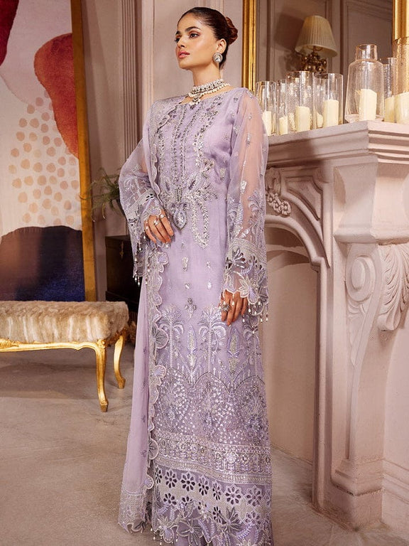 EMAAN ADEEL LUXURY WEDDING EMBROIDERED ORGANZA - 3 PC UNSTITCHED