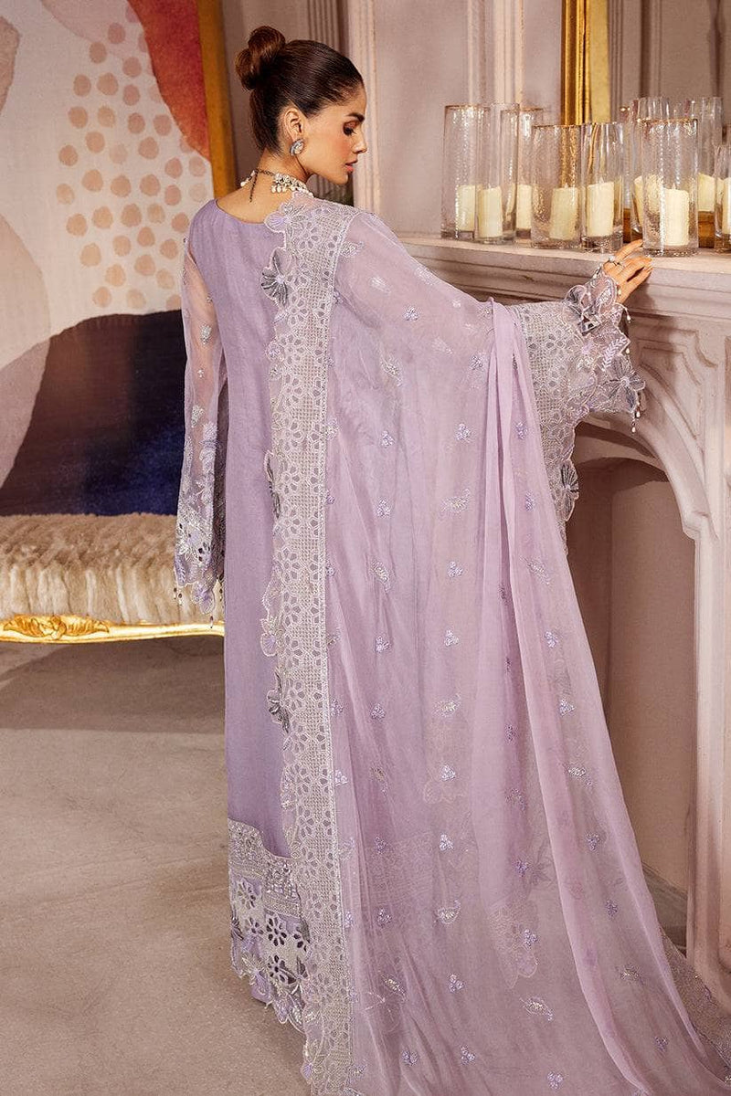 EMAAN ADEEL LUXURY WEDDING EMBROIDERED ORGANZA - 3 PC UNSTITCHED
