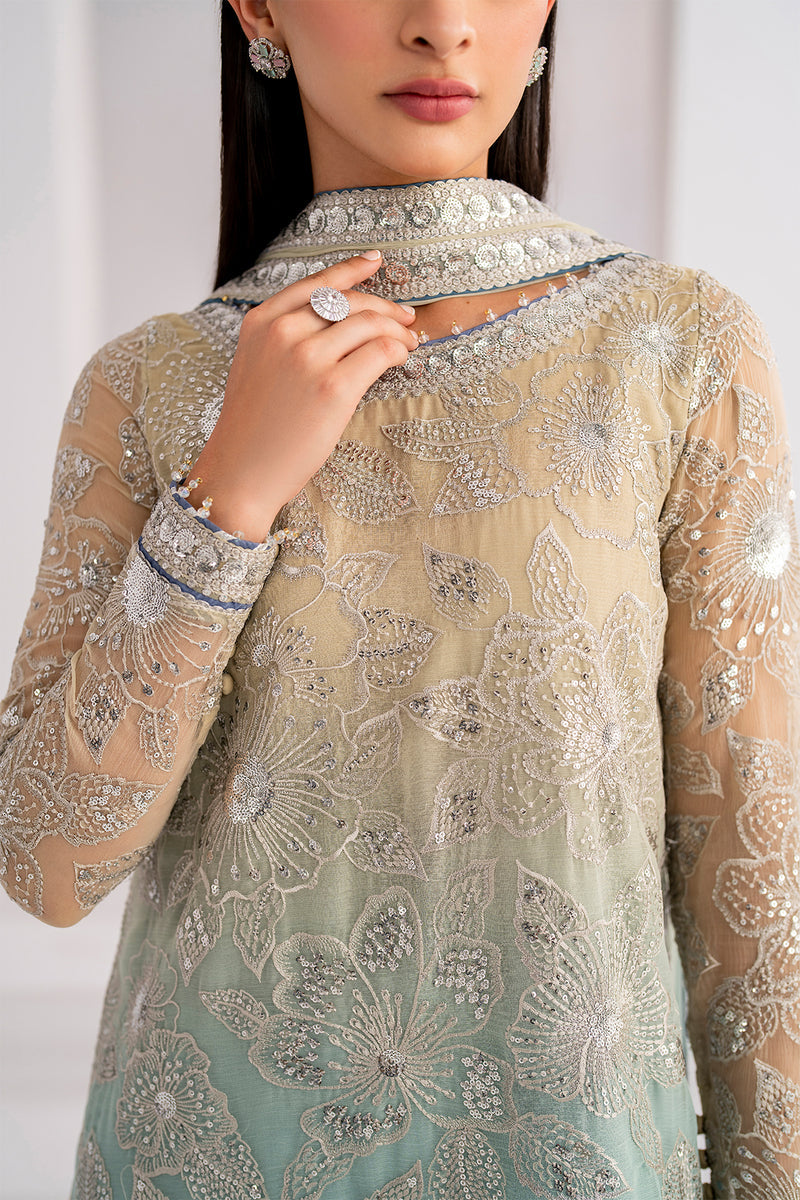 JAZMIN LUXURY EMBROIDERED CHIFFON - 3 PC UNSTITCHED