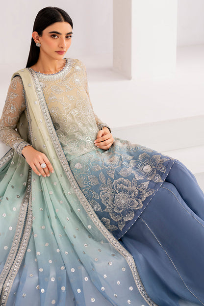 JAZMIN LUXURY EMBROIDERED CHIFFON - 3 PC UNSTITCHED