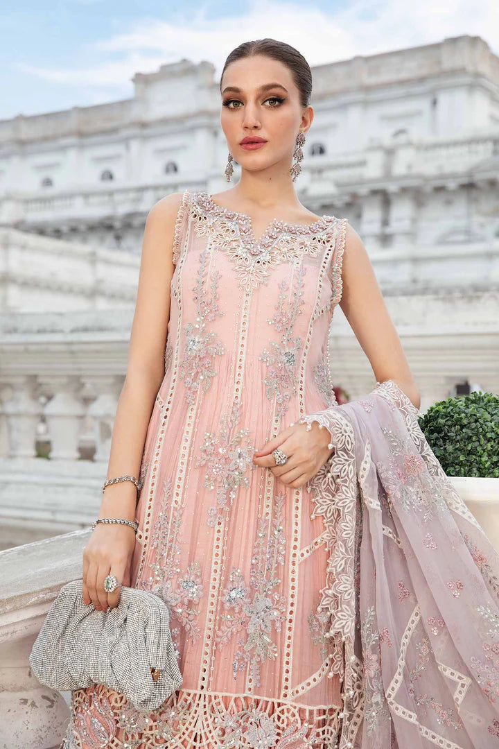 MARIA B LUXURY WEDDING EMBROIDERED CHIFFON - 3 PC UNSTITCHED