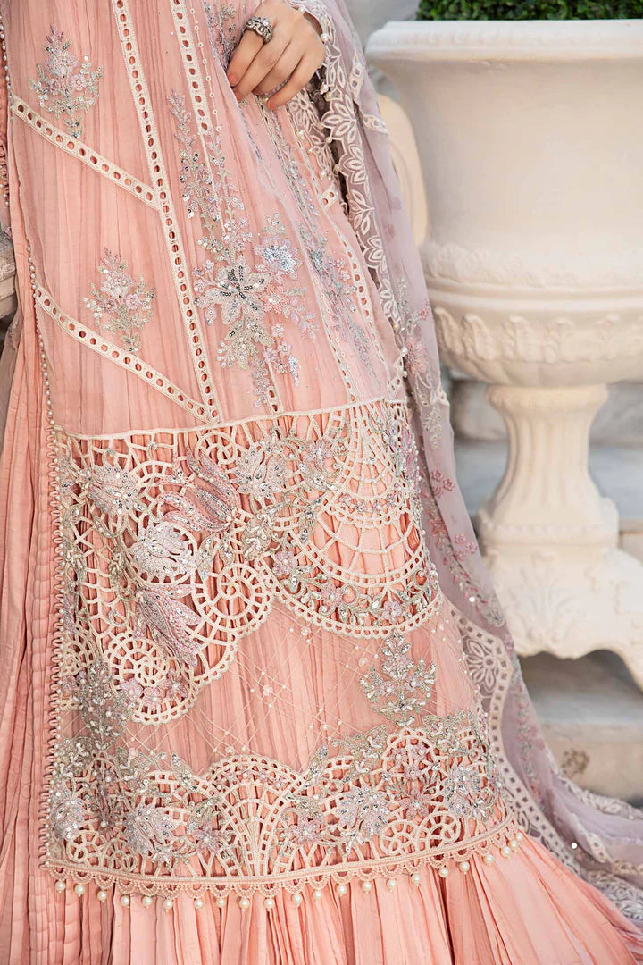 MARIA B LUXURY WEDDING EMBROIDERED CHIFFON - 3 PC UNSTITCHED