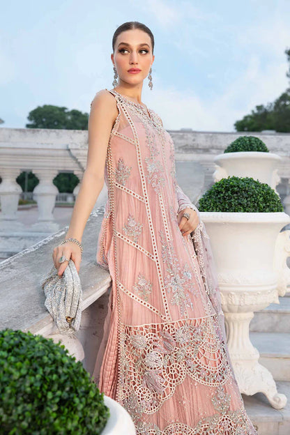MARIA B LUXURY WEDDING EMBROIDERED CHIFFON - 3 PC UNSTITCHED