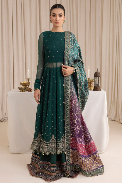 JAZMIN LUXURY EMBROIDERED CHIFFON - 3 PC UNSTITCHED