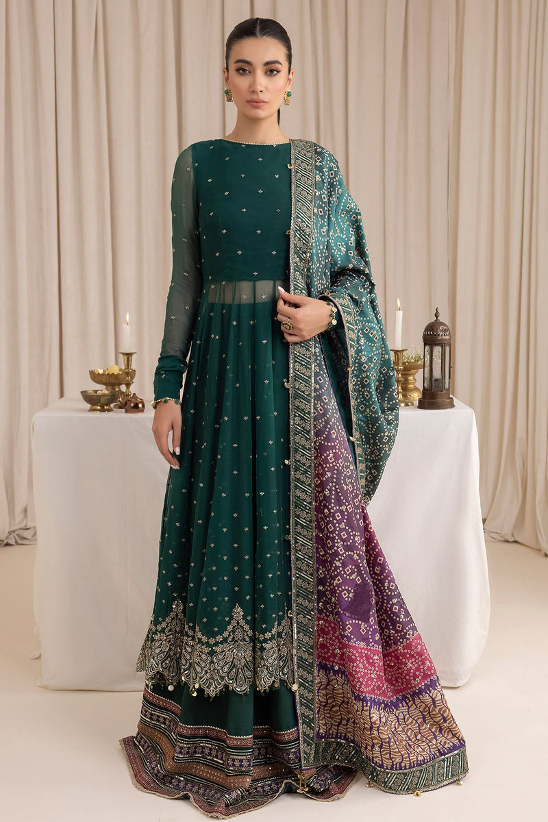JAZMIN LUXURY EMBROIDERED CHIFFON - 3 PC UNSTITCHED