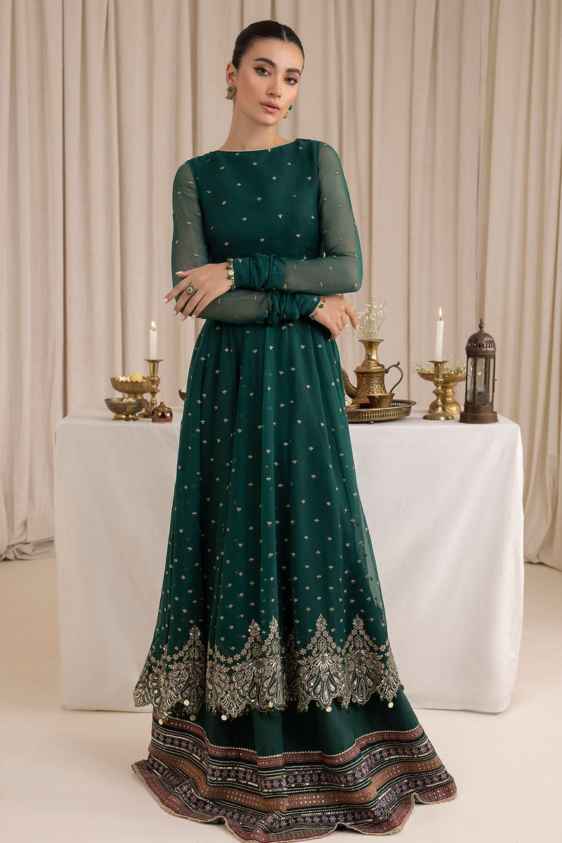 JAZMIN LUXURY EMBROIDERED CHIFFON - 3 PC UNSTITCHED