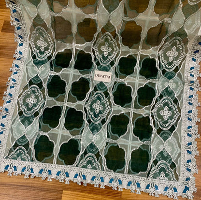 EMAAN ADEEL EMBROIDERED ORGANZA - 3 PC UNSTITCHED