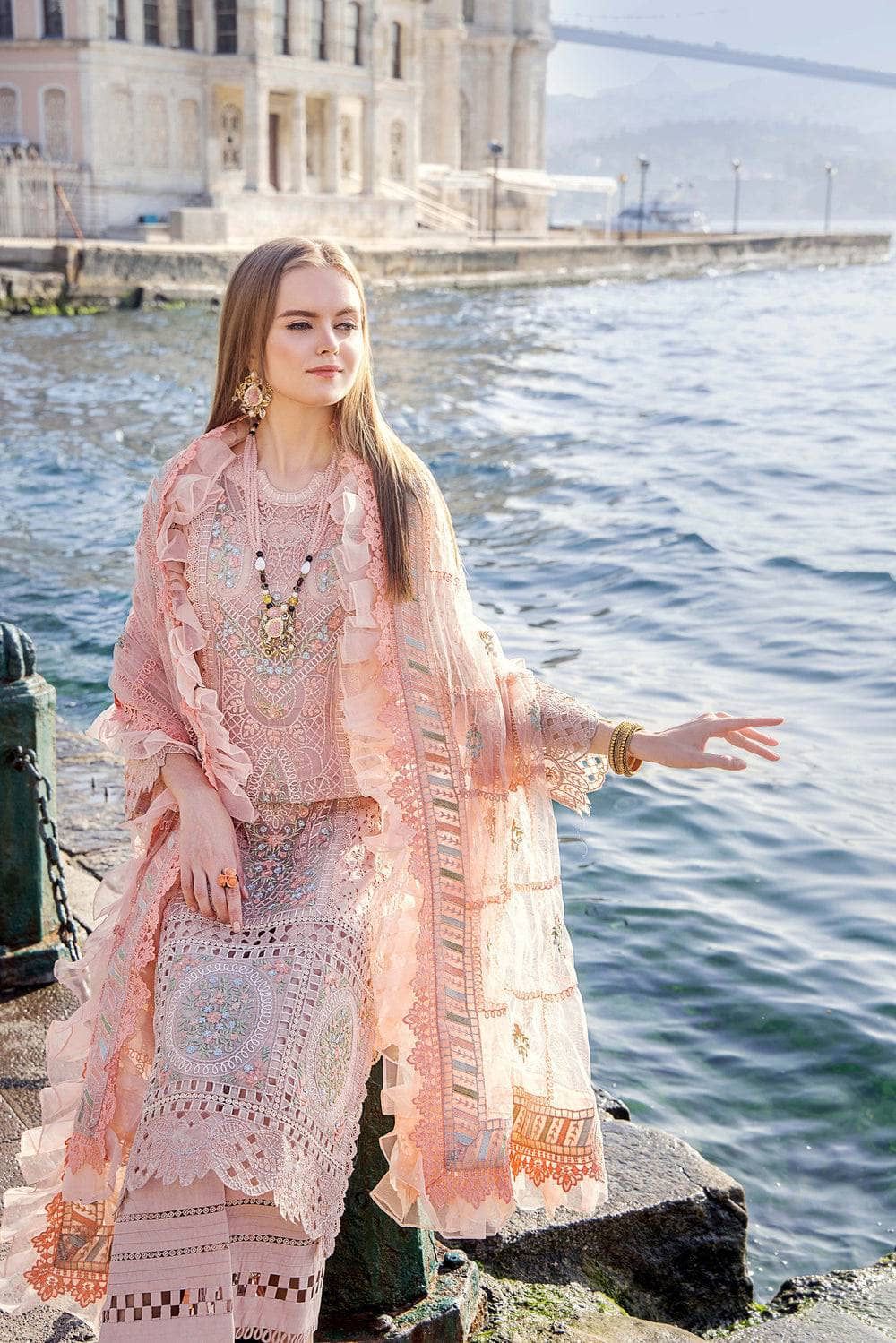 ADNAN LIBAS LUXURY CHIKANKARI EMBROIDERED LAWN - 3 PC UNSTITCHED