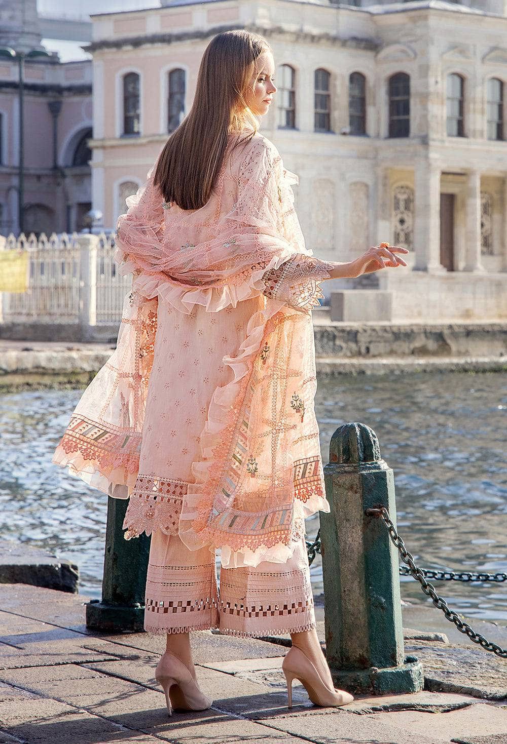 ADNAN LIBAS LUXURY CHIKANKARI EMBROIDERED LAWN - 3 PC UNSTITCHED