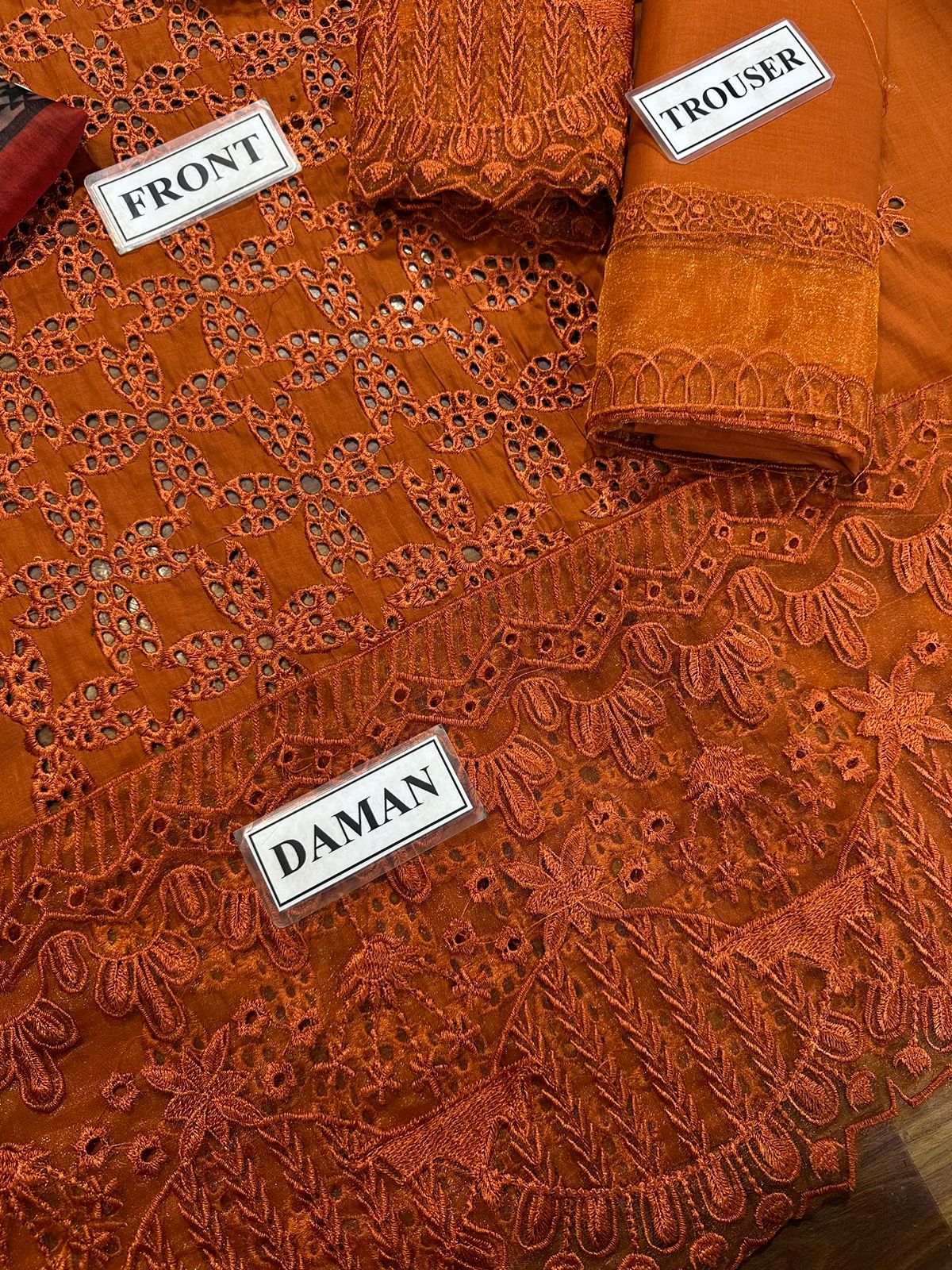 ZAINAB CHOTTANI LUXURY EMBROIDERED CHIKANKARI LAWN - 3 PC UNSTITCHED